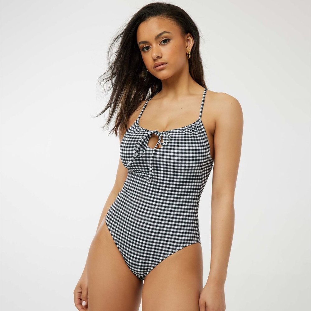 Gingham One-Piece Swimsuit ✨NWT